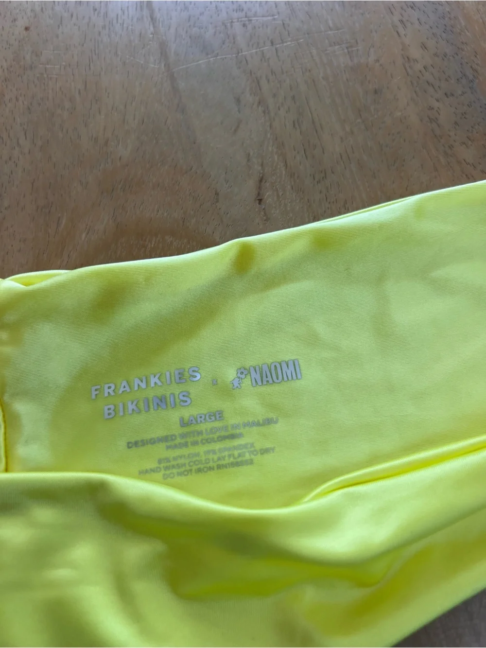 Frankie’s x Naomi yellow bottoms